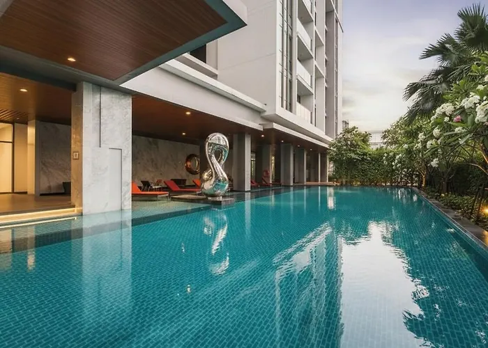 The Room, Luxury 21fl 1 Bedroom ,near Bts Apartment